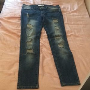 KanCan Distressed Skinny Jeans
